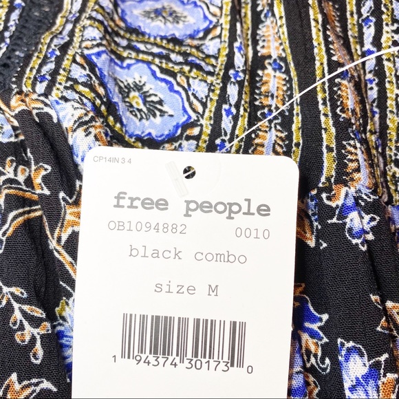 NEW Free People Moonlight Dance Tunic Blouse M - Picture 14 of 14